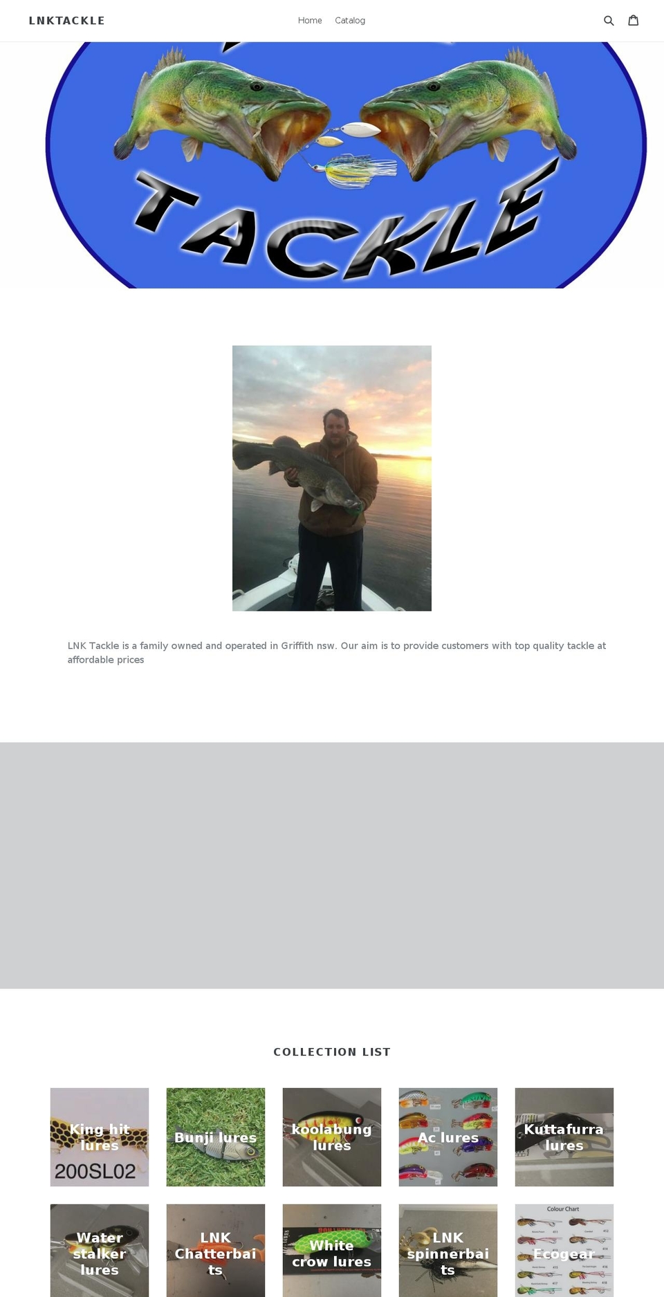 lnktackle.com — Shopify storefront screenshot