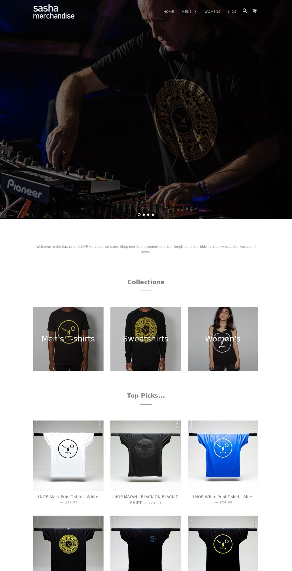 lnoe-clothing.com — Shopify storefront screenshot