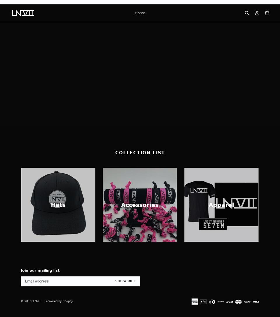 lnvii.com — Shopify storefront screenshot