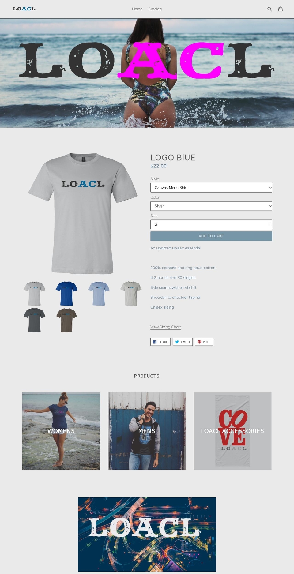 loaclac.com — Shopify storefront screenshot