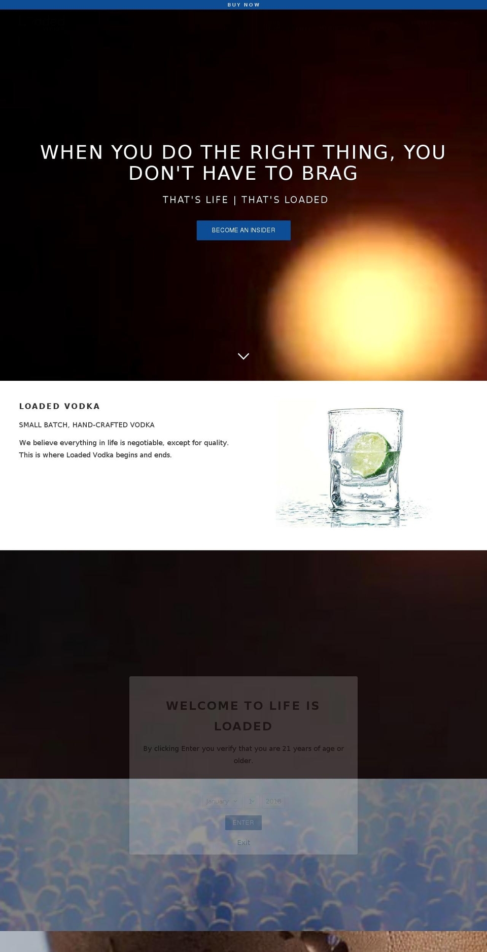 loadedspiritsllc.com — Shopify storefront screenshot