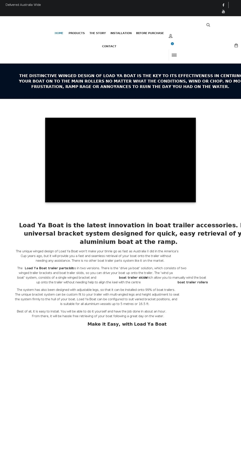 loadyaboat.com shopify website screenshot