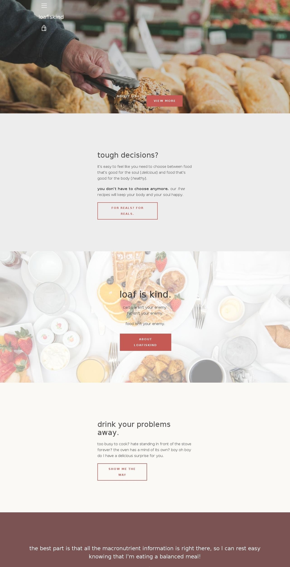 loafiskind.com — Shopify storefront screenshot