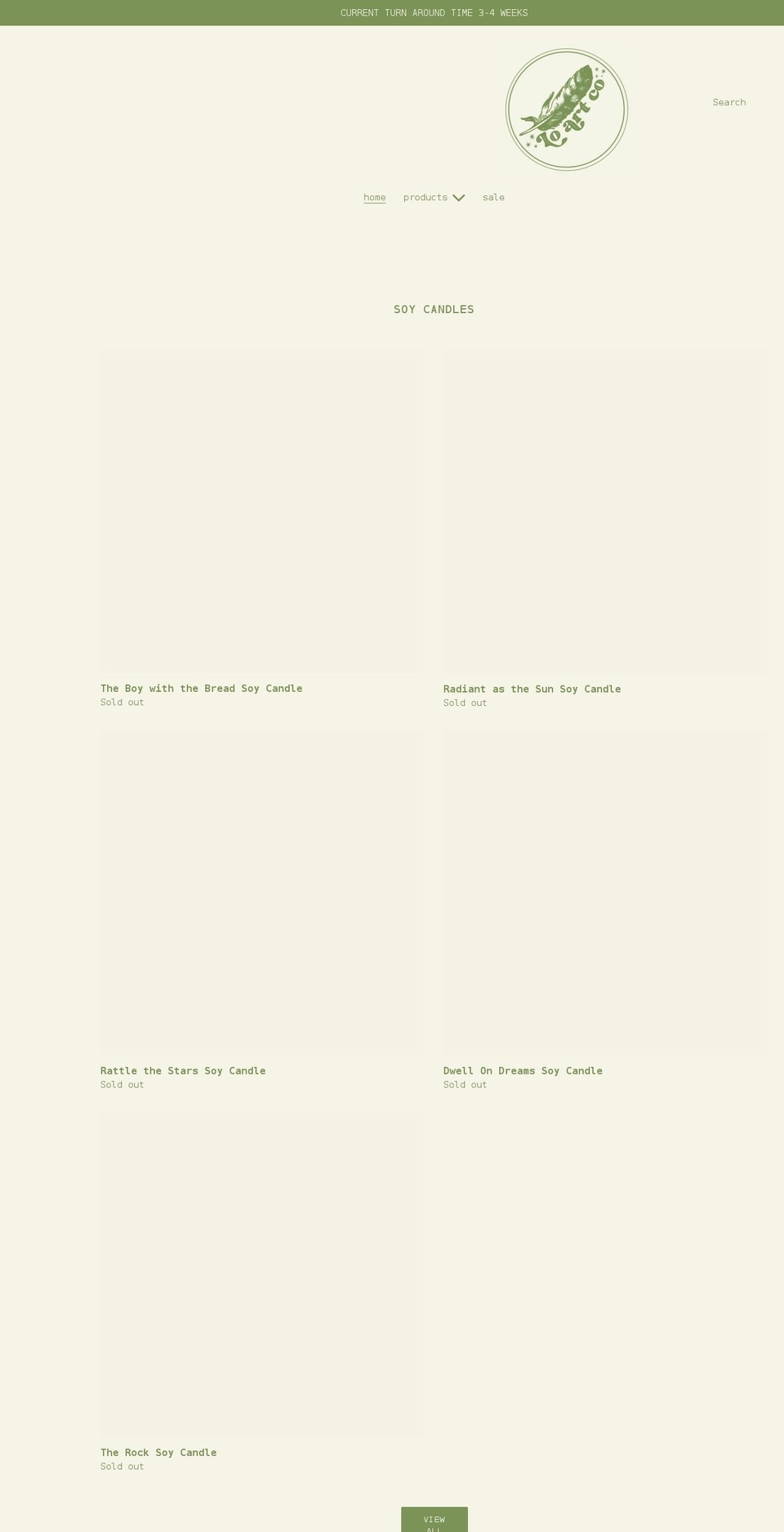 loartco.com shopify website screenshot