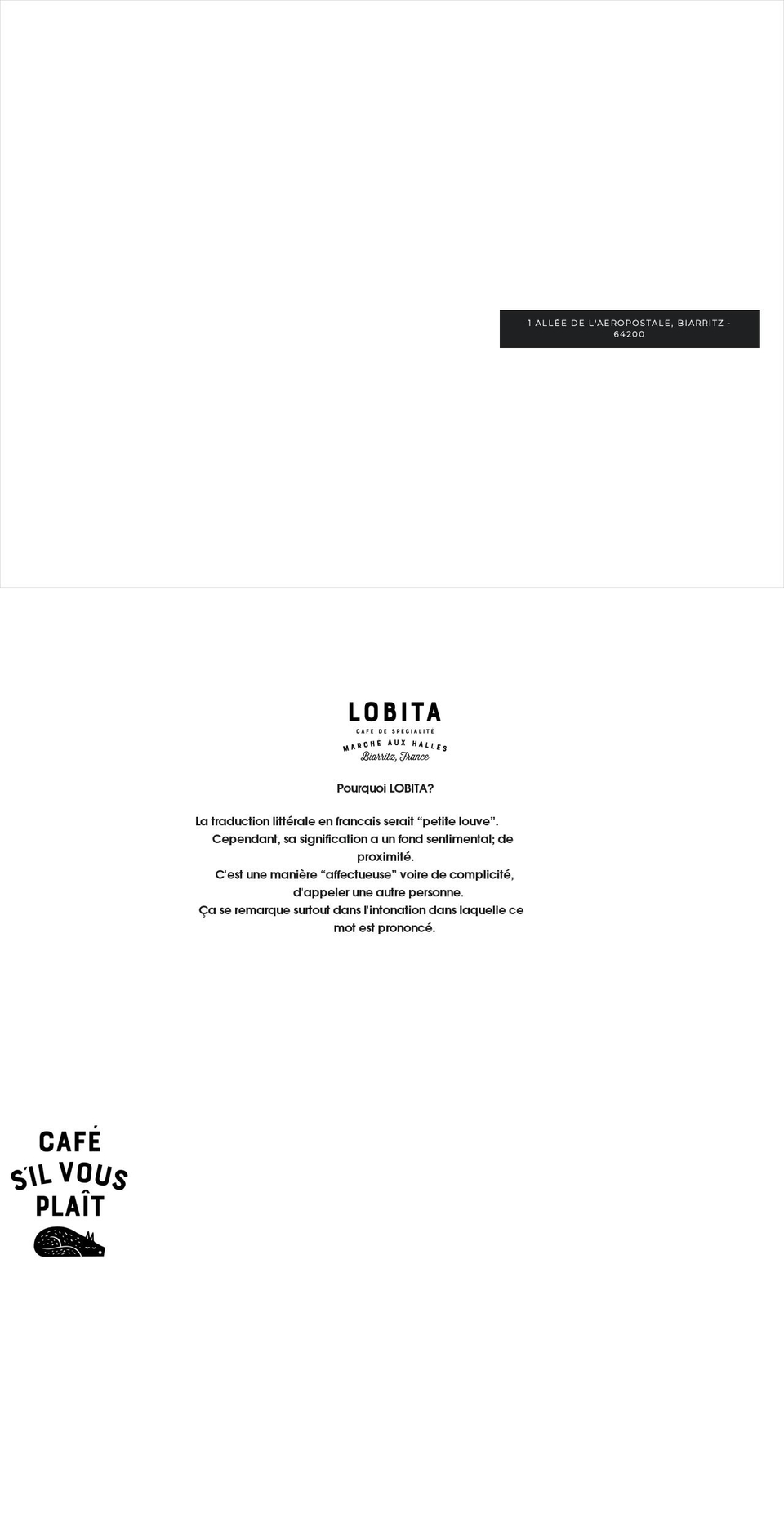 lobitacafe.com shopify website screenshot