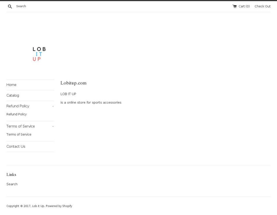 lobitup.com shopify website screenshot