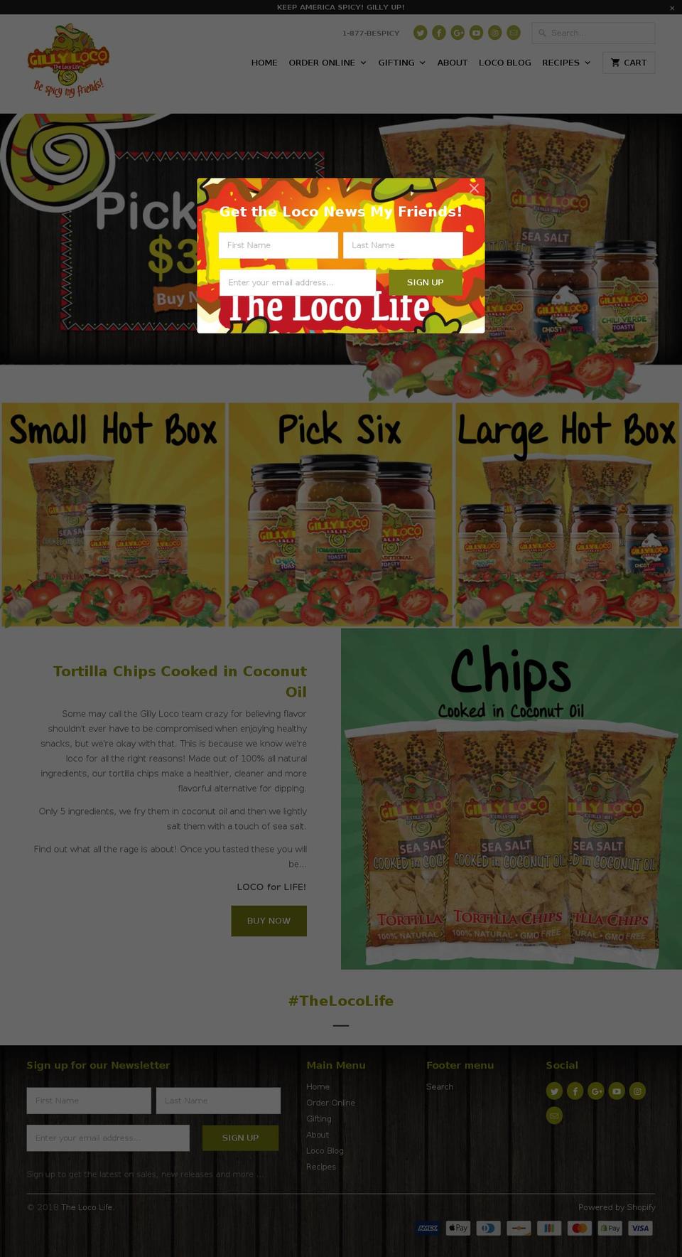 lobosalsa.com — Shopify storefront screenshot