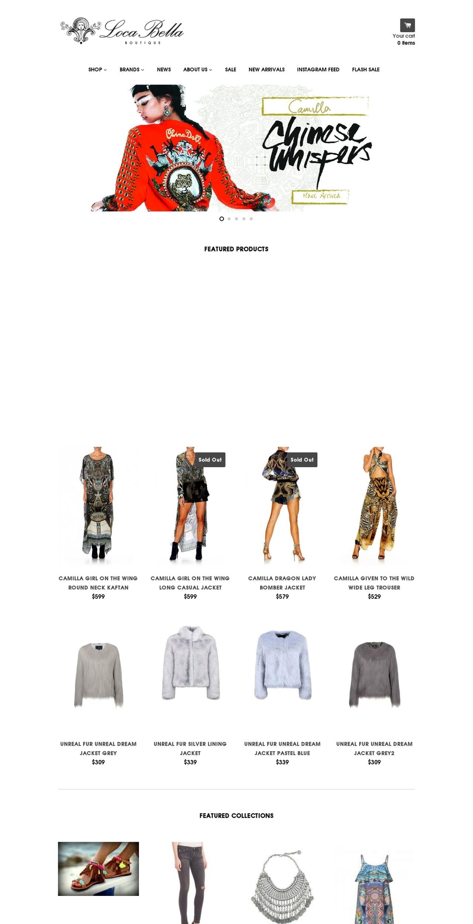 locabella.com.au shopify website screenshot