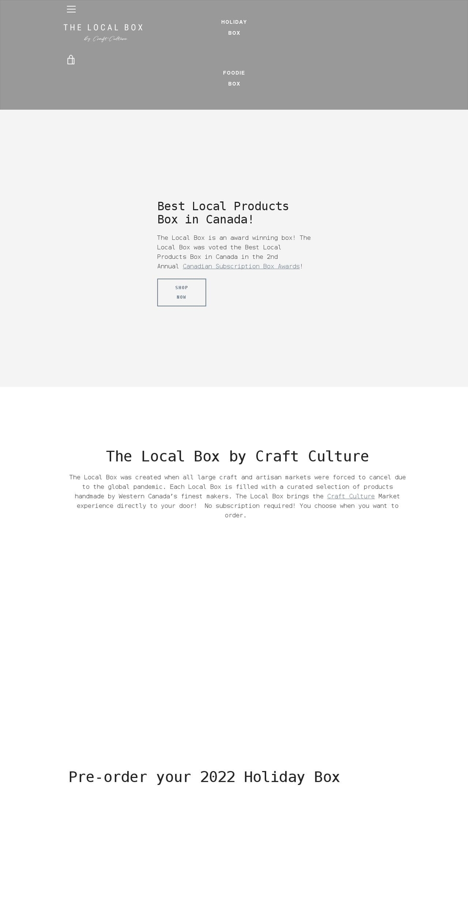 local-box.ca shopify website screenshot