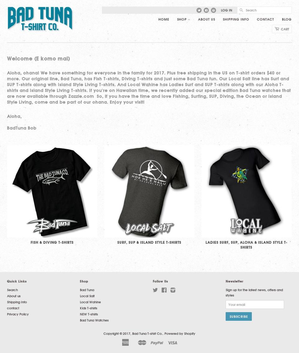 SG of BAD TUNA COMPANY THEME Shopify theme site example local-salt.com