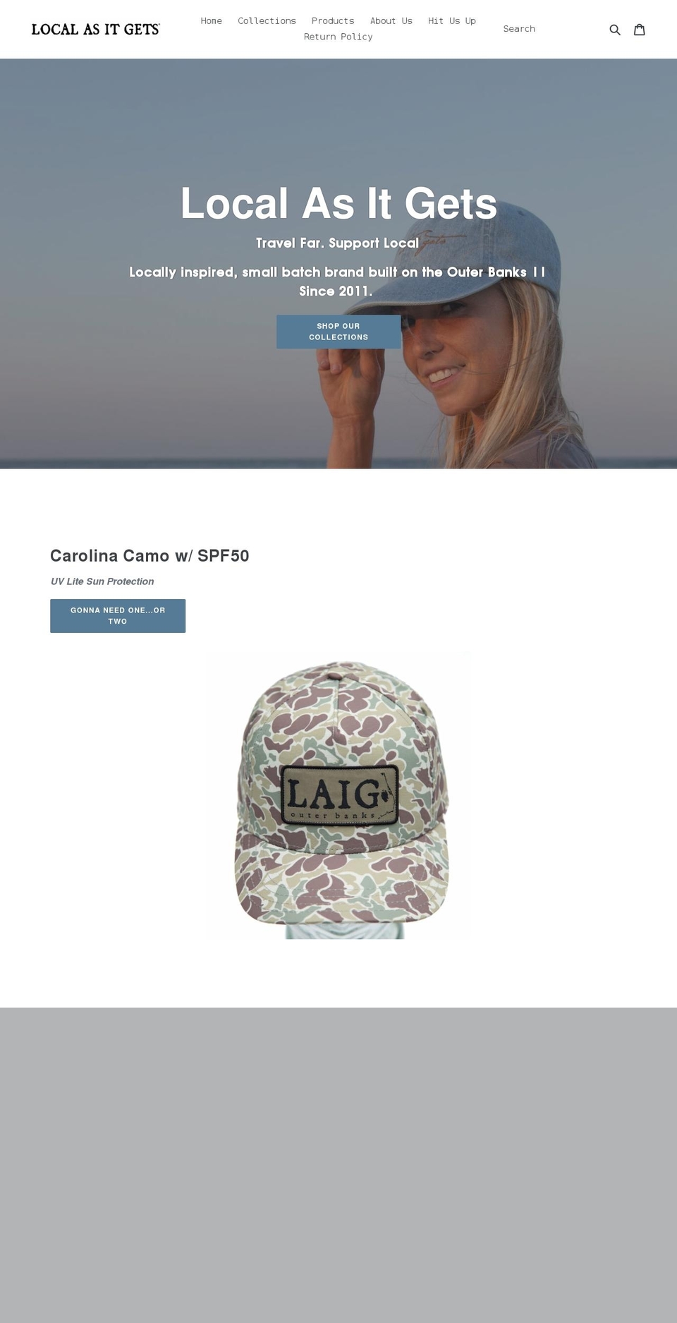 localasitgets.com shopify website screenshot