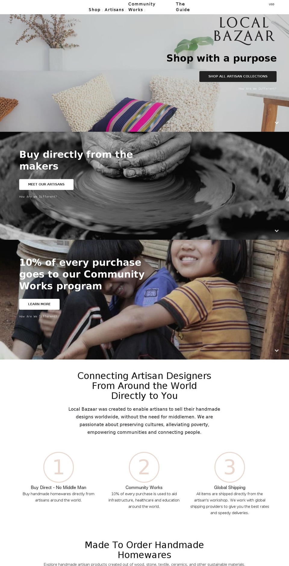 localbazaar.co shopify website screenshot