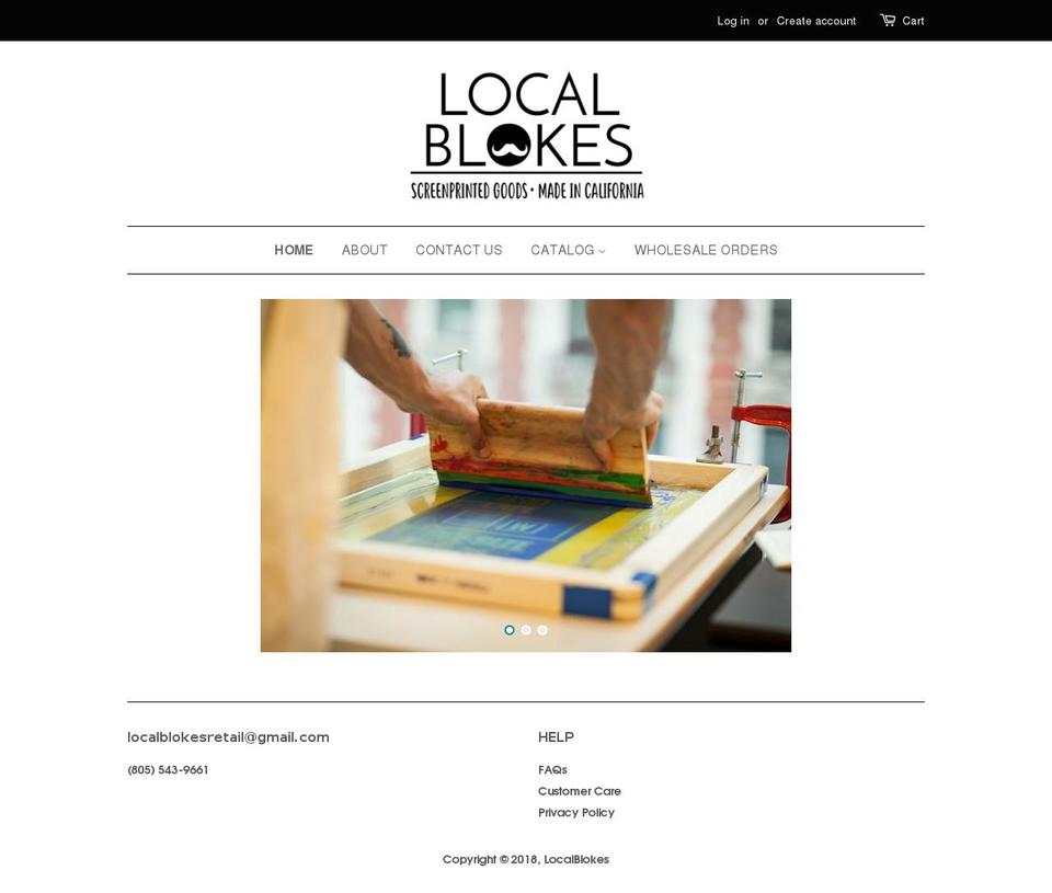 localblokes.com — Shopify storefront screenshot