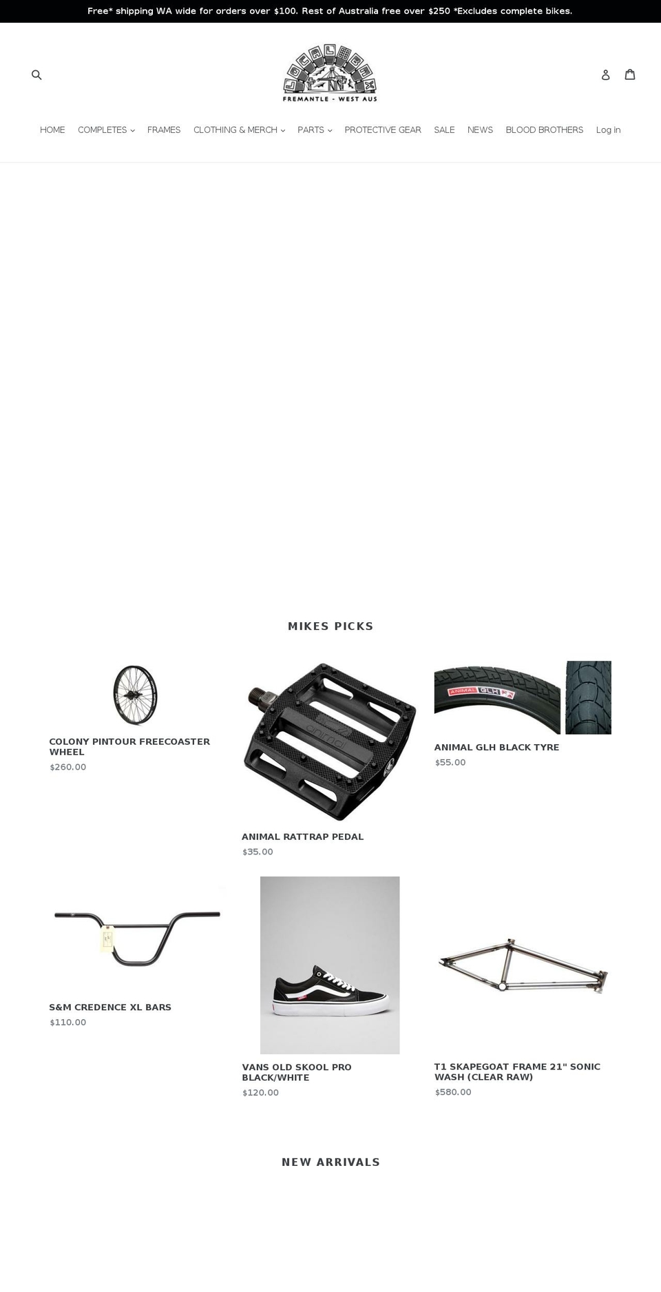 localbmx.com.au shopify website screenshot