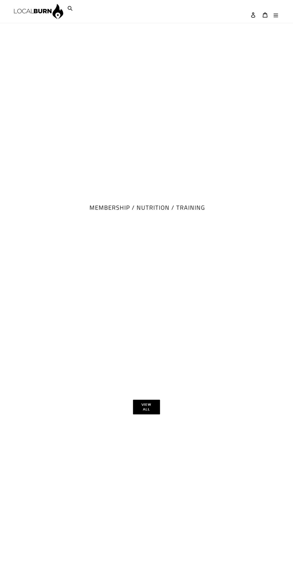 localburn.com shopify website screenshot