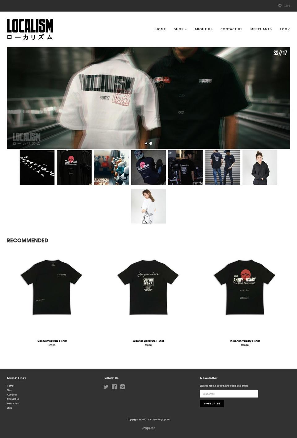 localismsg.com shopify website screenshot