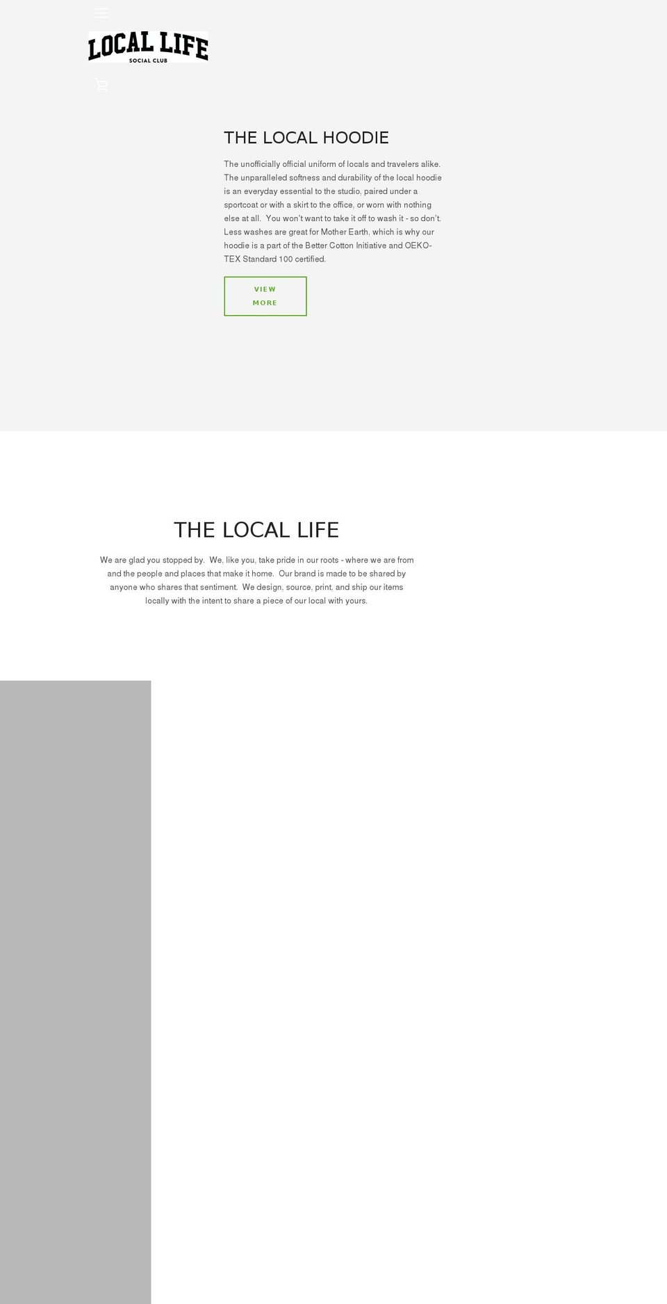locallifeprovisions.com shopify website screenshot