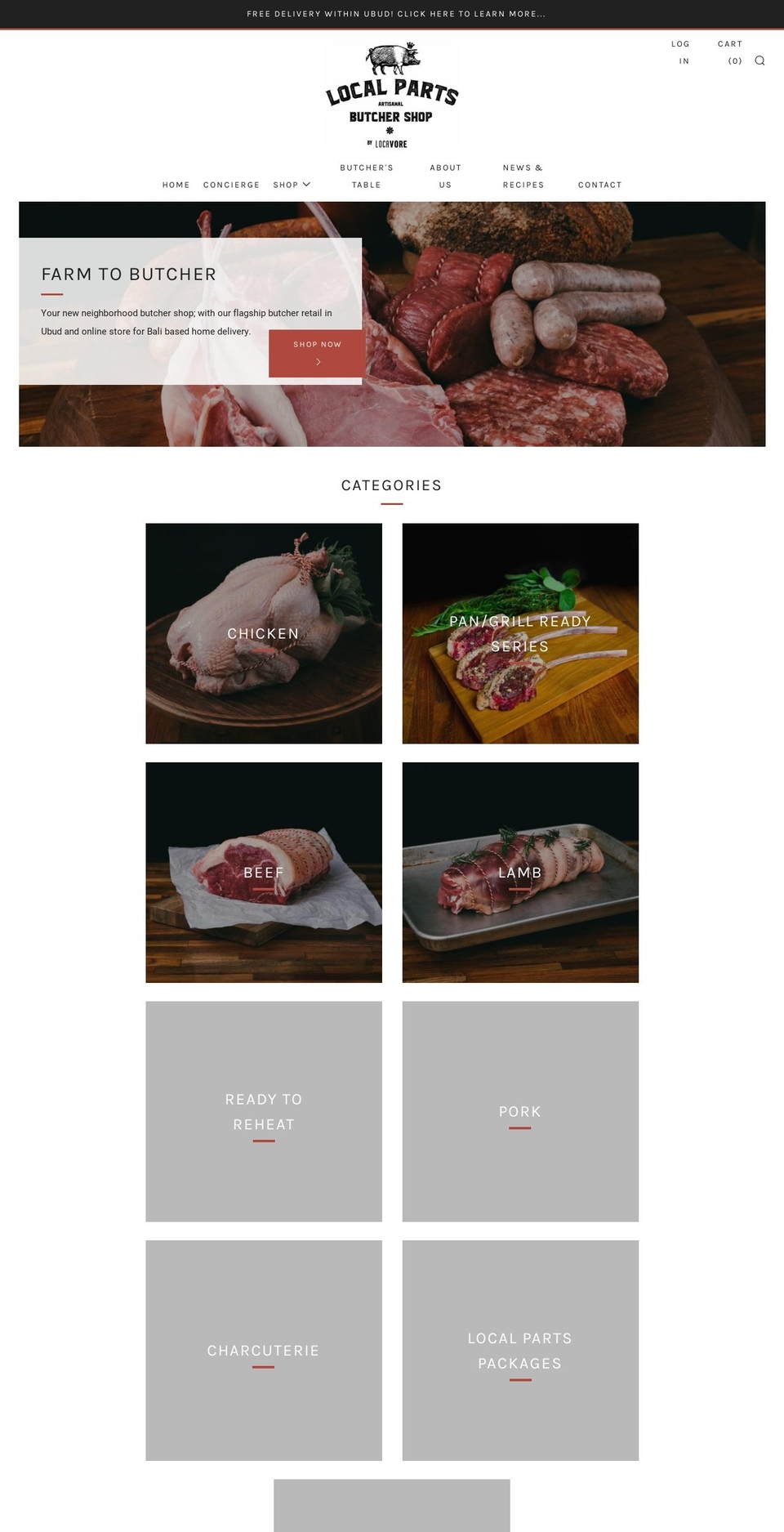 localpartsbali.com — Shopify storefront screenshot