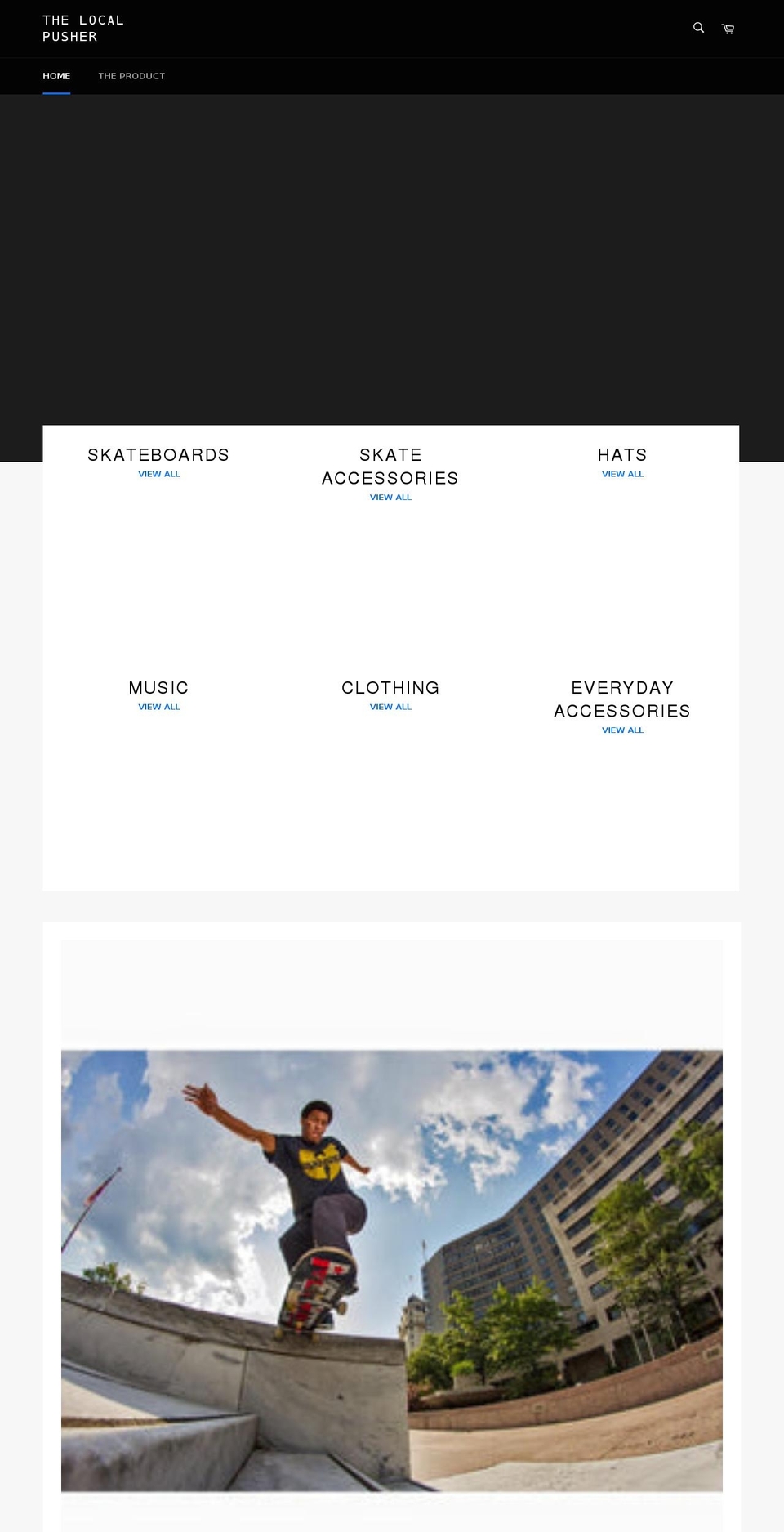 localpusher.com shopify website screenshot