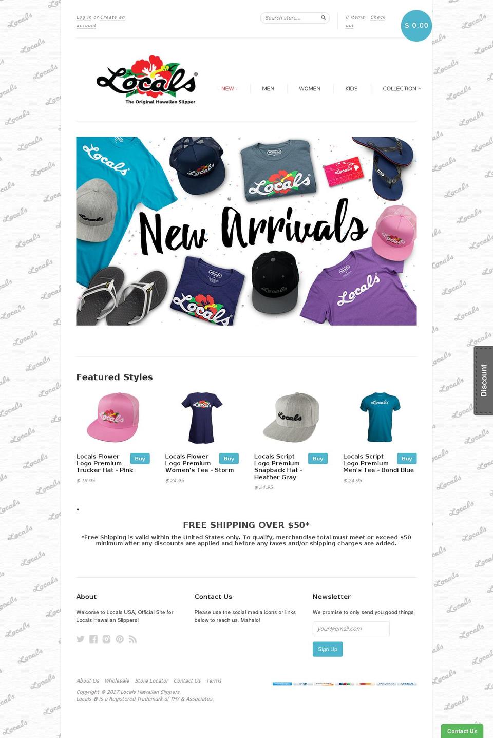 localsusa.com shopify website screenshot