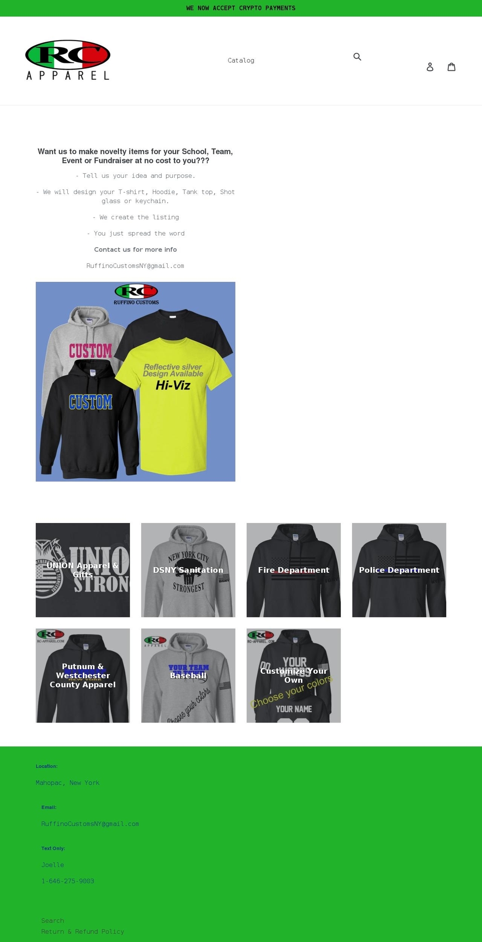 localteamsters.com — Shopify storefront screenshot