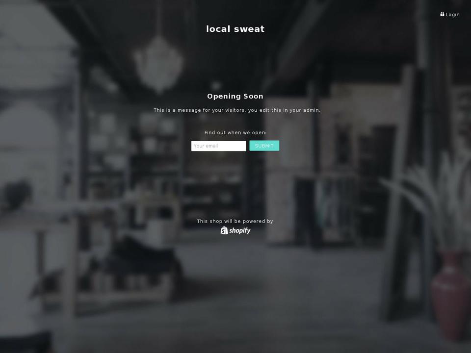 localxsweat.com — Shopify storefront screenshot