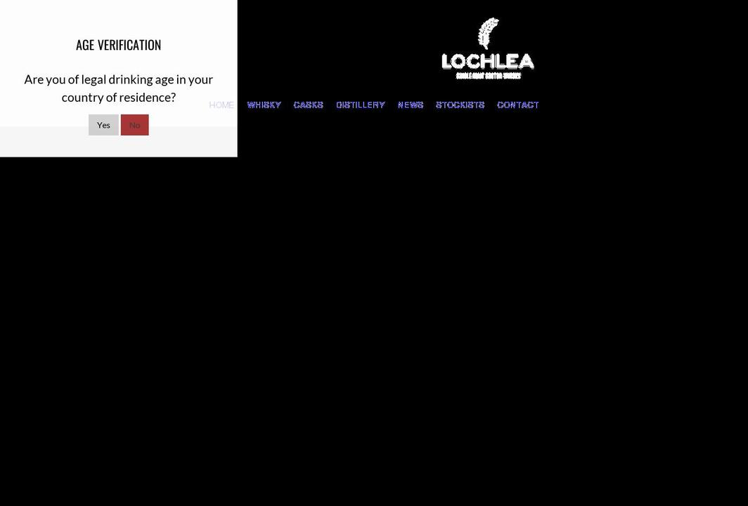 lochleadistillery.com shopify website screenshot