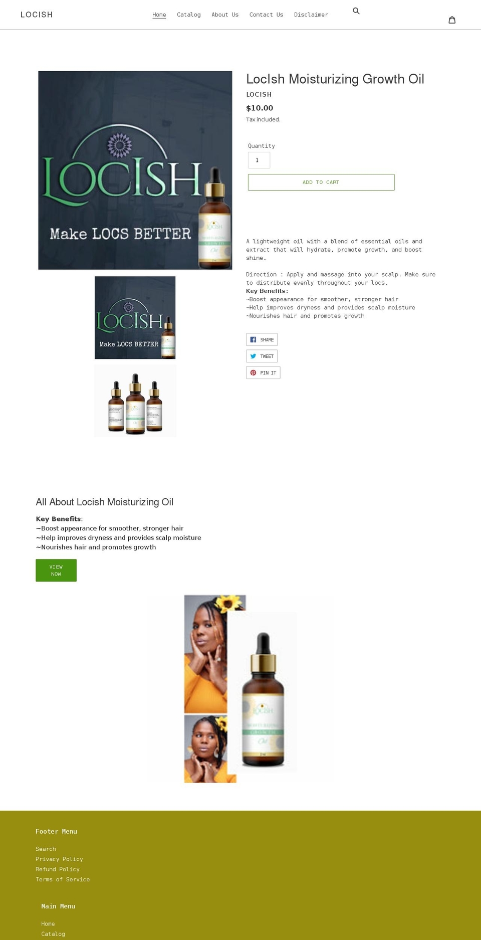 locish.net shopify website screenshot