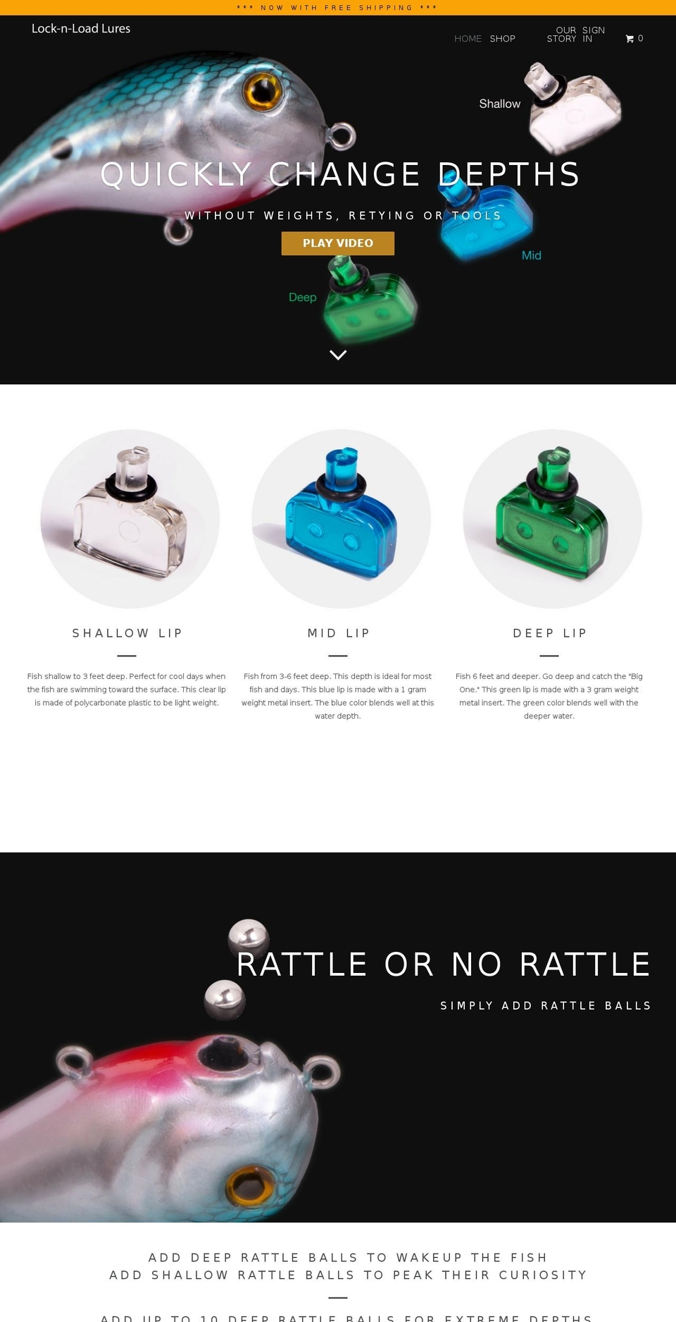 lockandloadlure.com shopify website screenshot