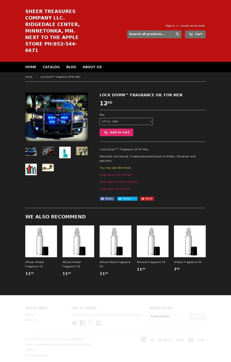 lockdownoil.com — Shopify storefront screenshot
