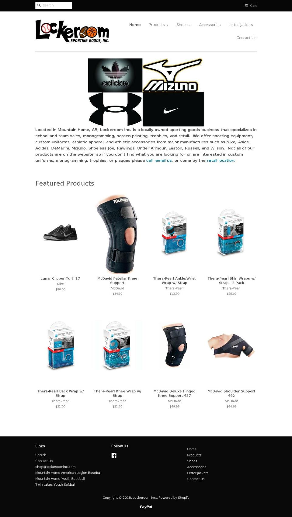 lockeroominc.com — Shopify storefront screenshot