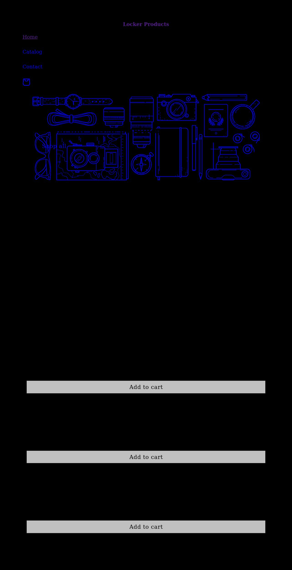 lockerproducts.com shopify website screenshot