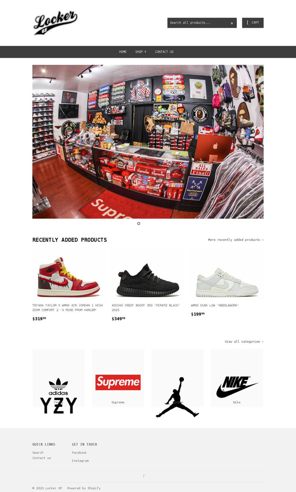 lockersf.com shopify website screenshot