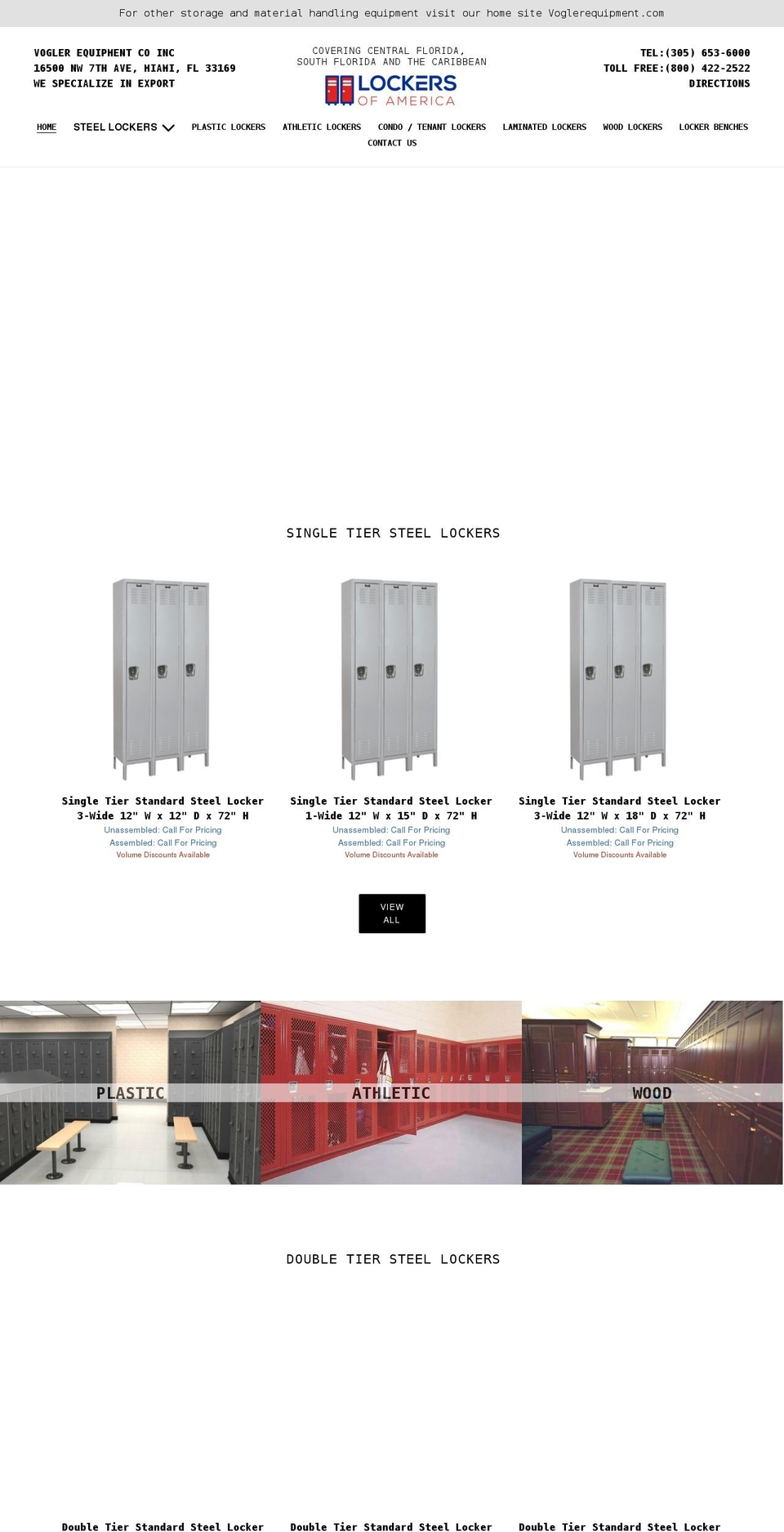 lockersofamerica.com shopify website screenshot