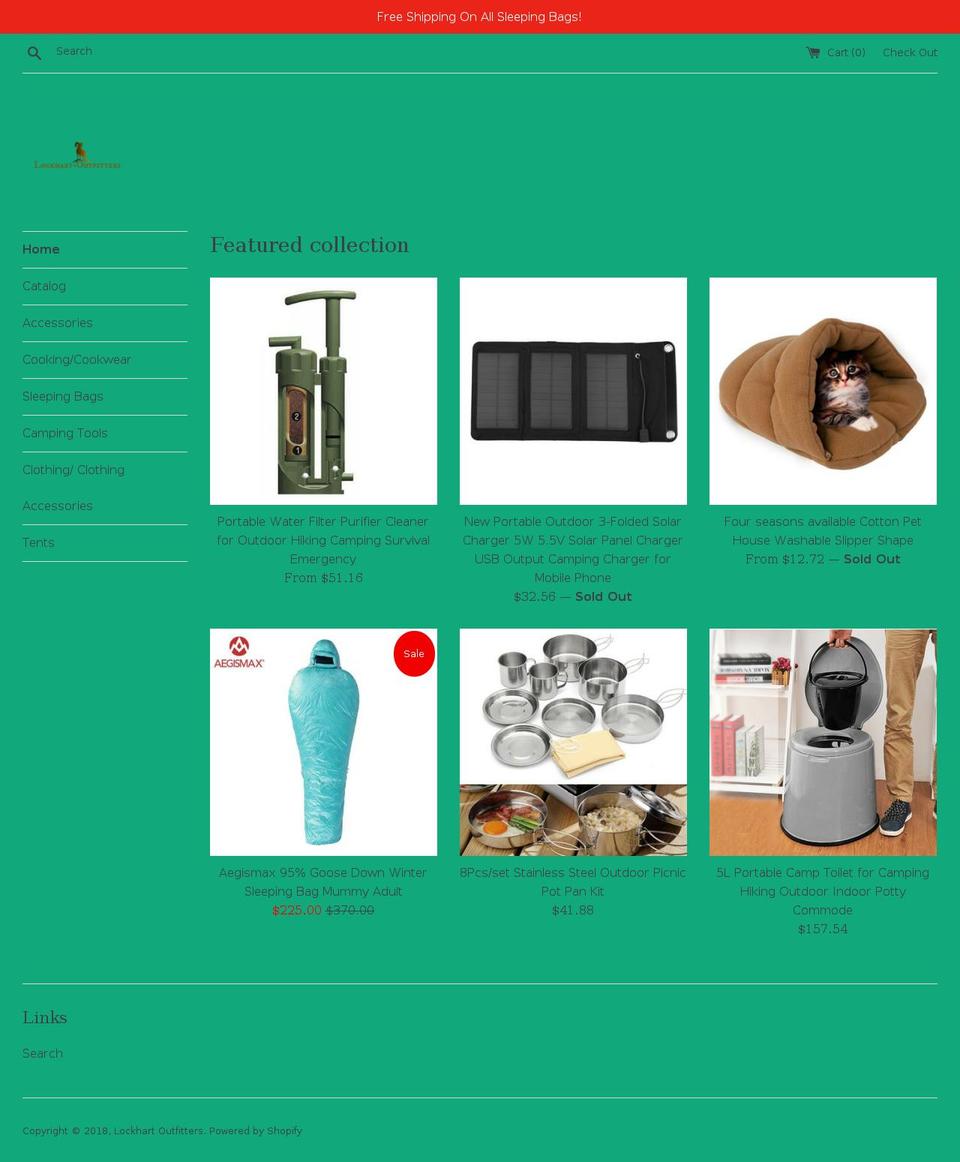 lockhart-outfitters.com shopify website screenshot