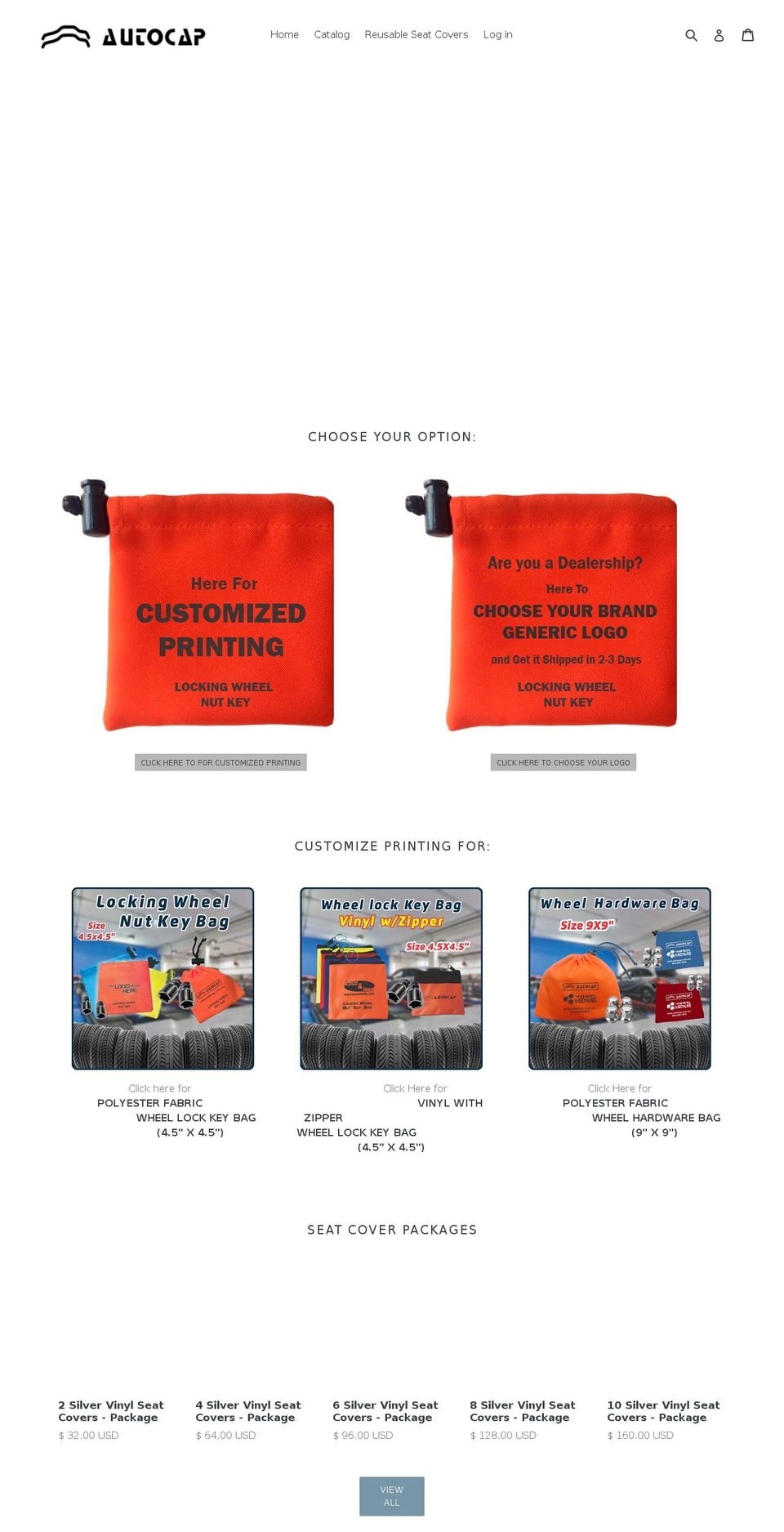 lockingwheelnutbag.com — Shopify storefront screenshot