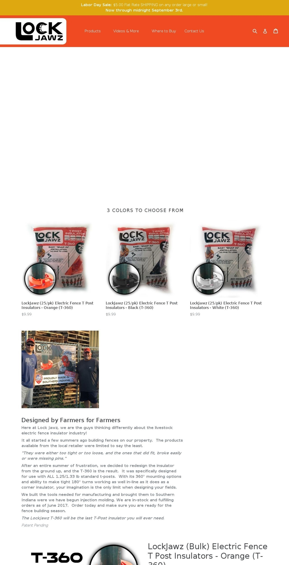 lockjawz.com shopify website screenshot