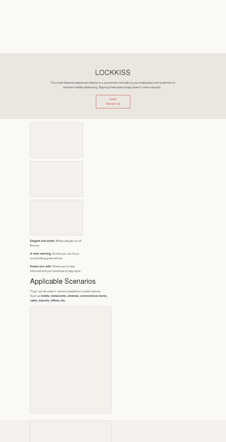 lockkiss.com shopify website screenshot