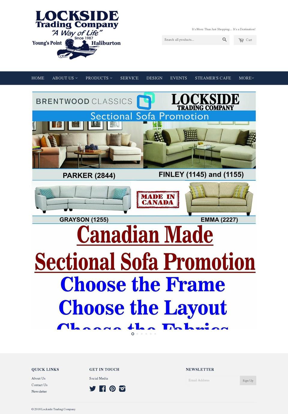 lockside.ca shopify website screenshot