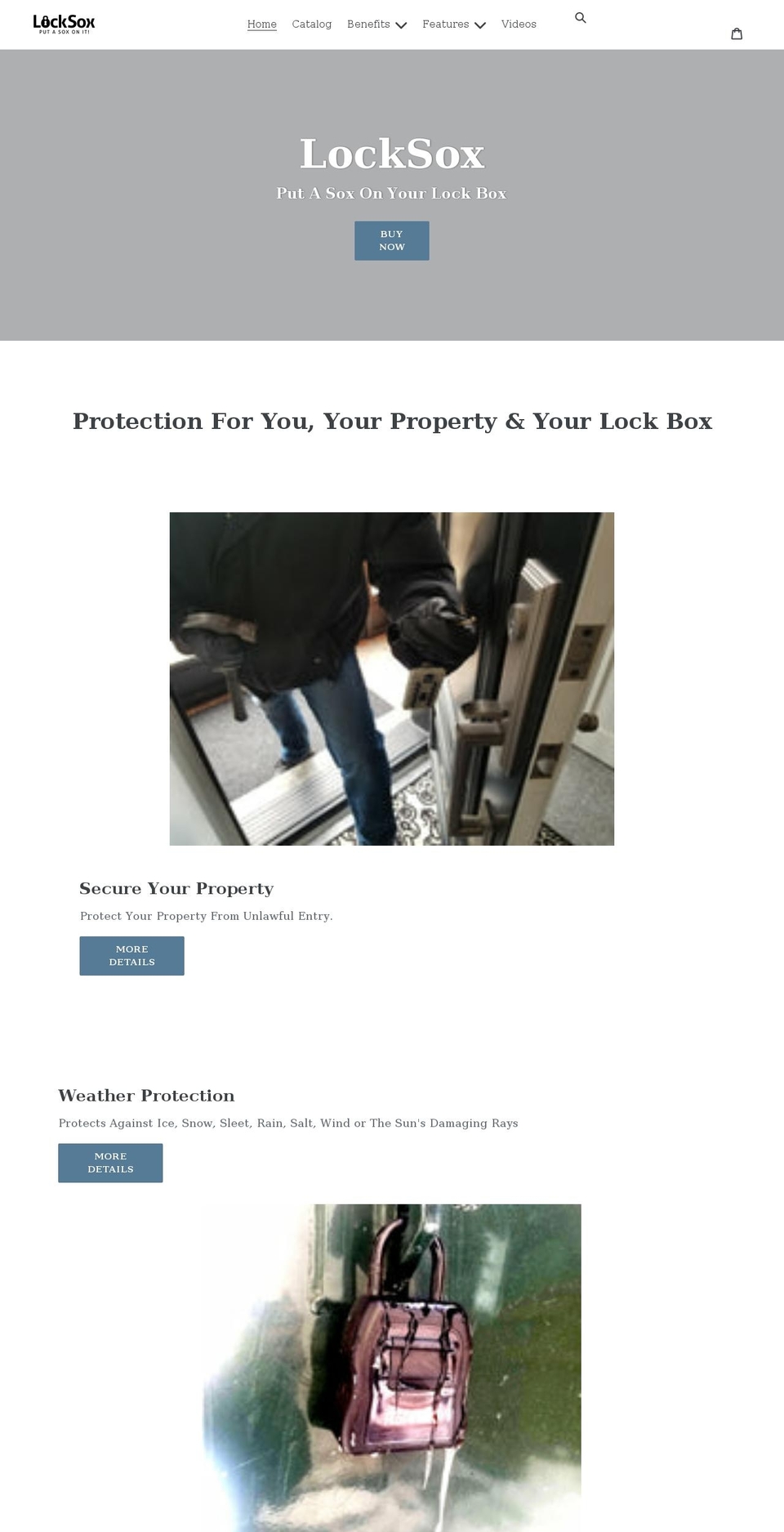 locksox.com shopify website screenshot