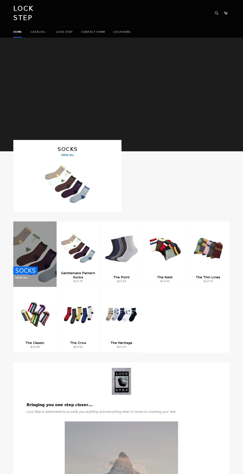 lockstepapparel.com — Shopify storefront screenshot