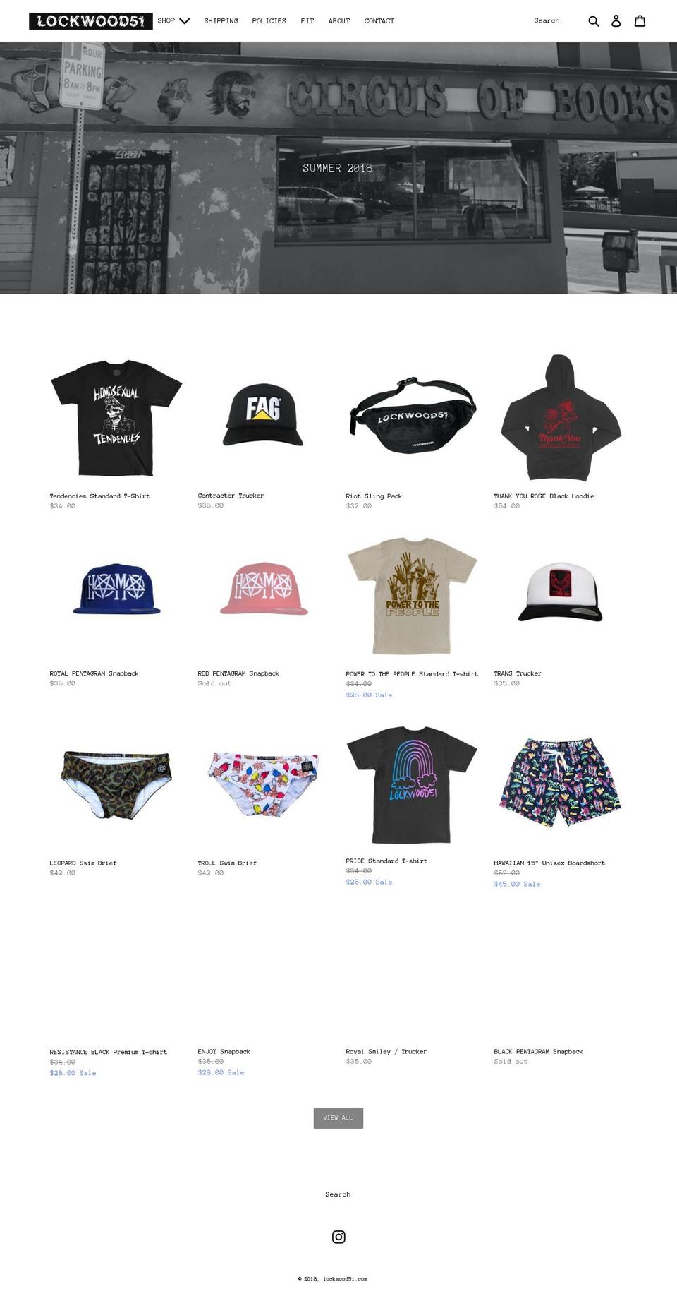 lockwood51.com shopify website screenshot