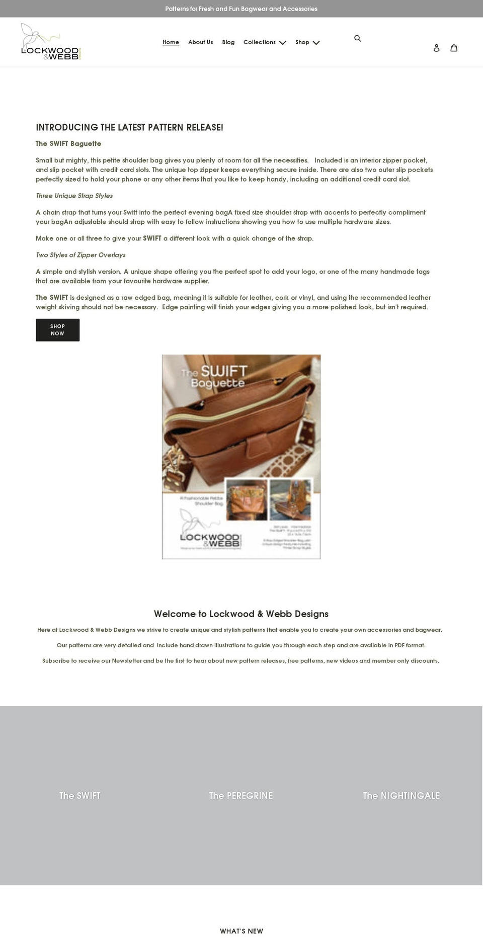 lockwoodandwebbdesigns.com shopify website screenshot