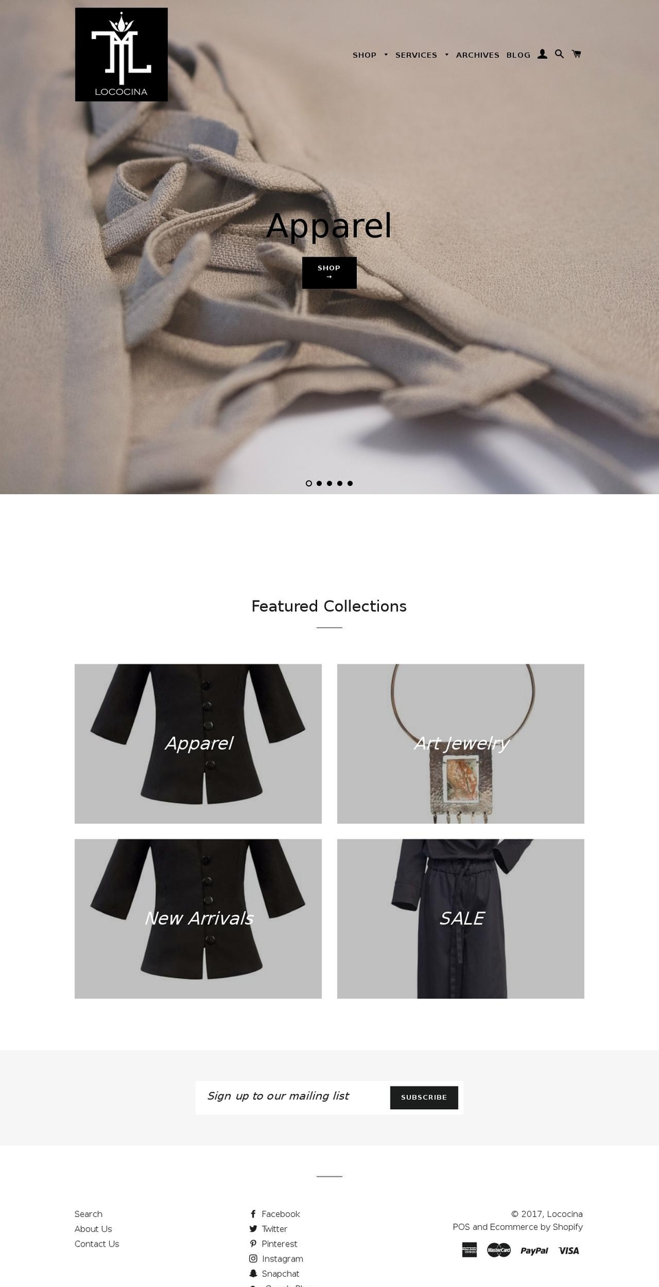 lococina.com shopify website screenshot