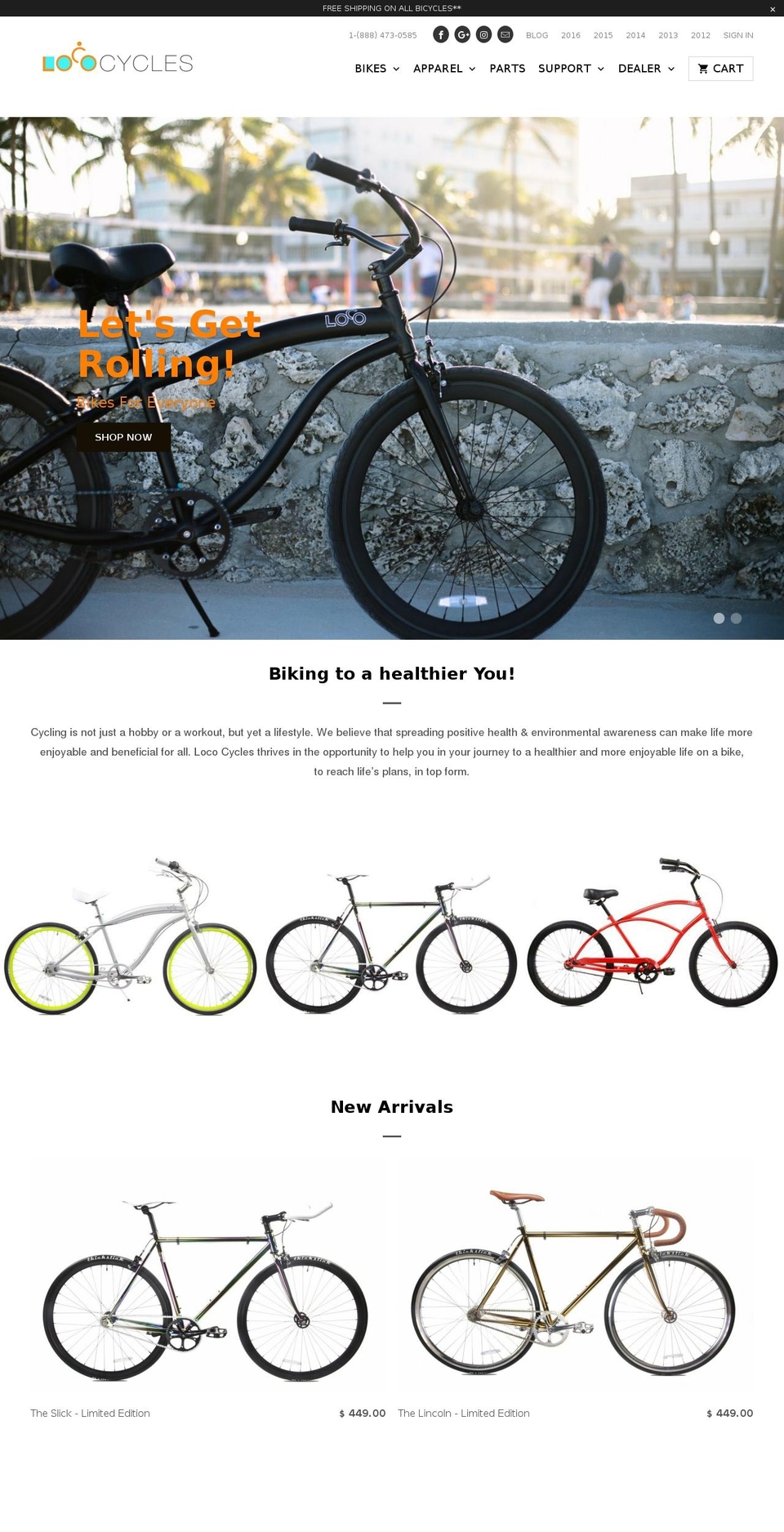 locofixie.com shopify website screenshot