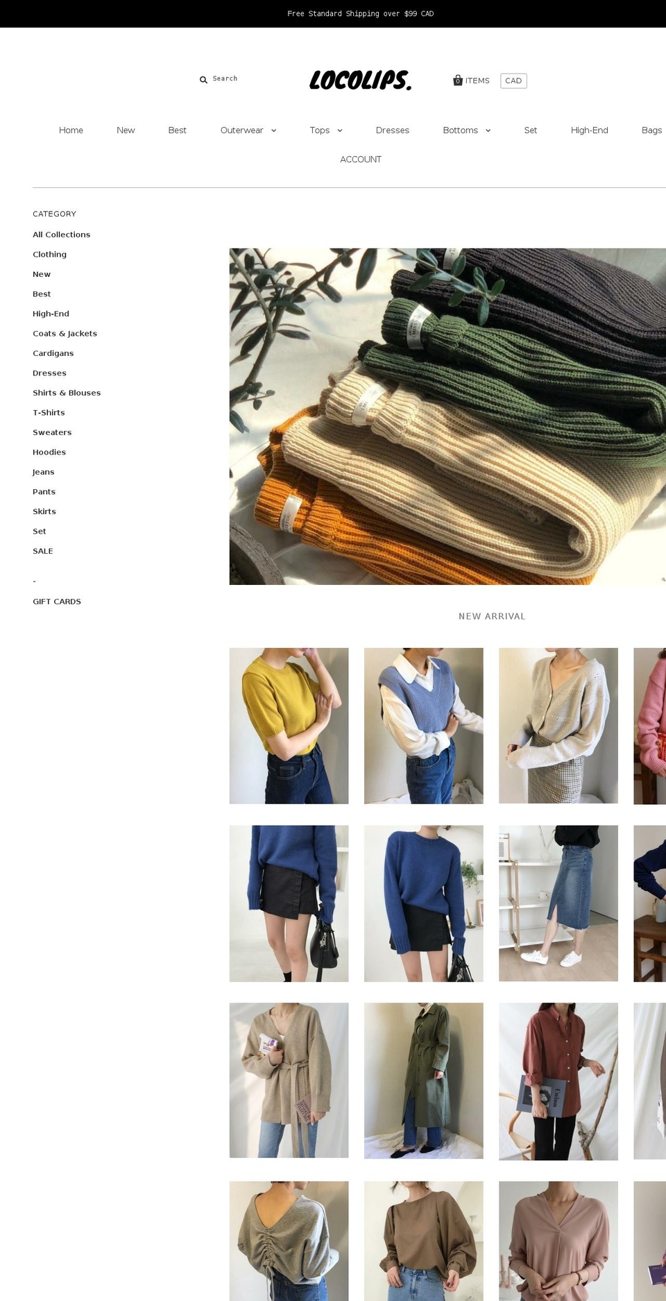 locolips.com — Shopify storefront screenshot
