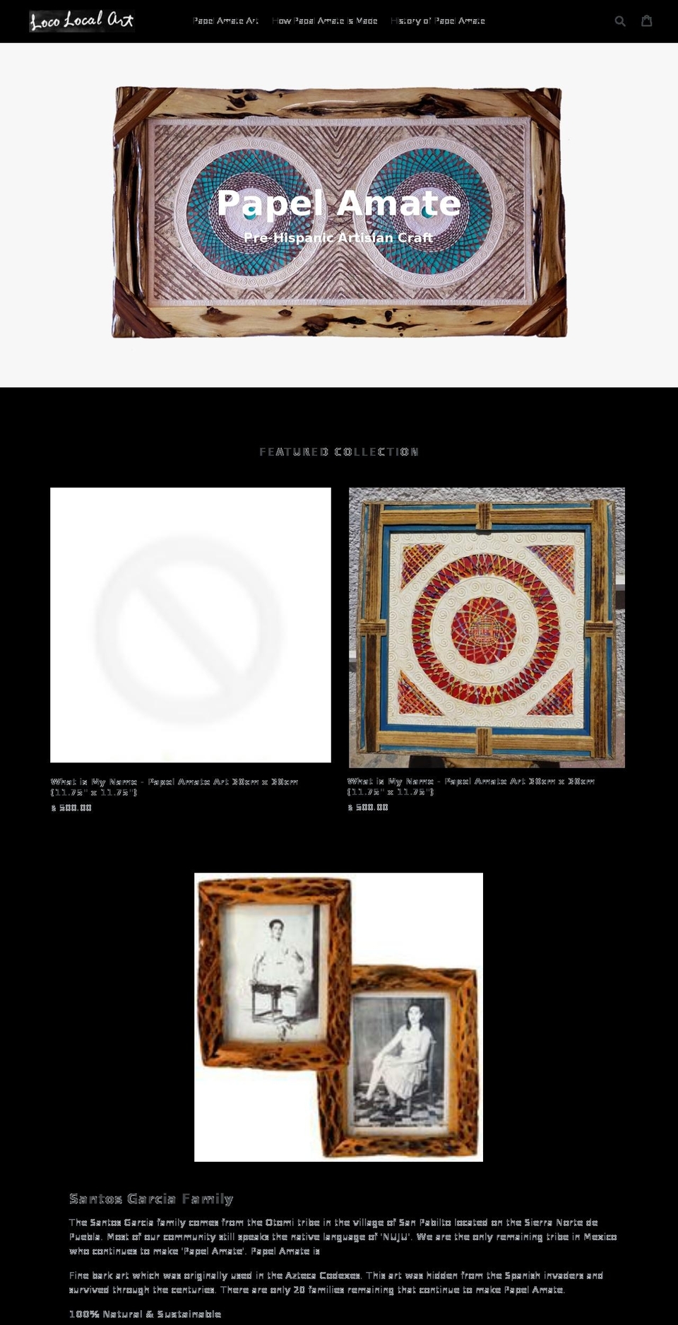 locolocalart.com — Shopify storefront screenshot