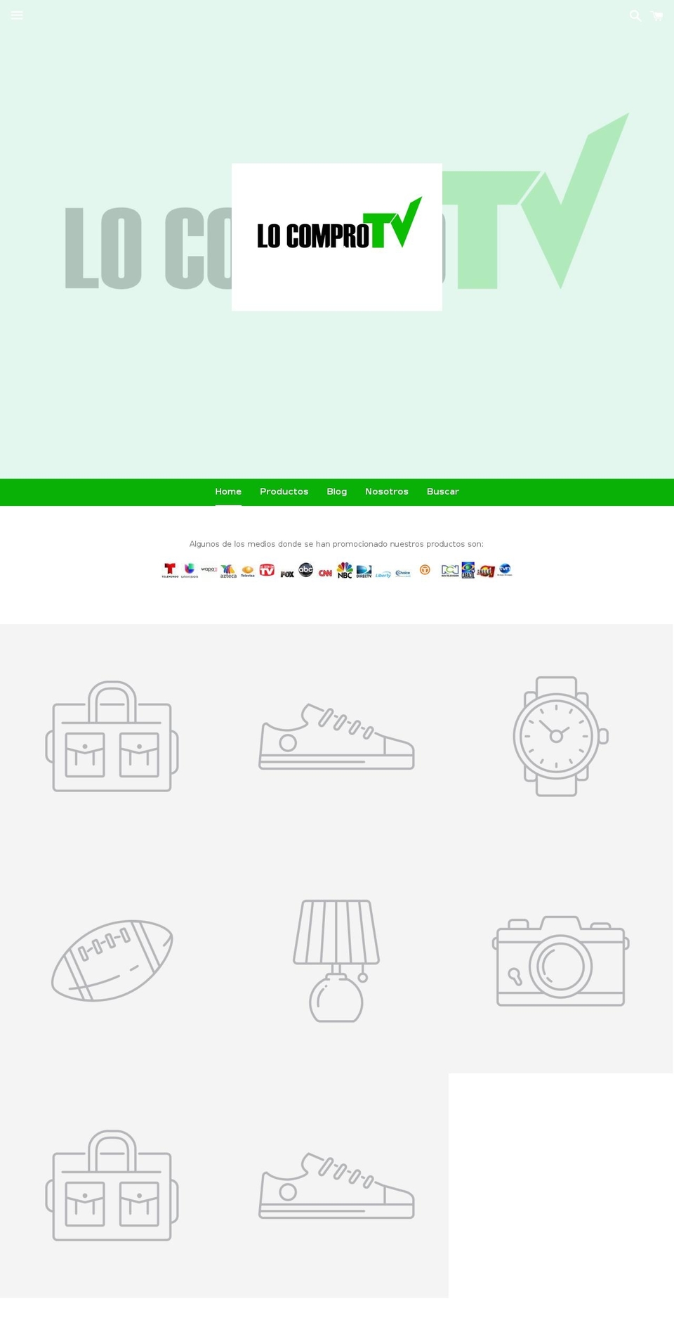 locomprotv.com — Shopify storefront screenshot