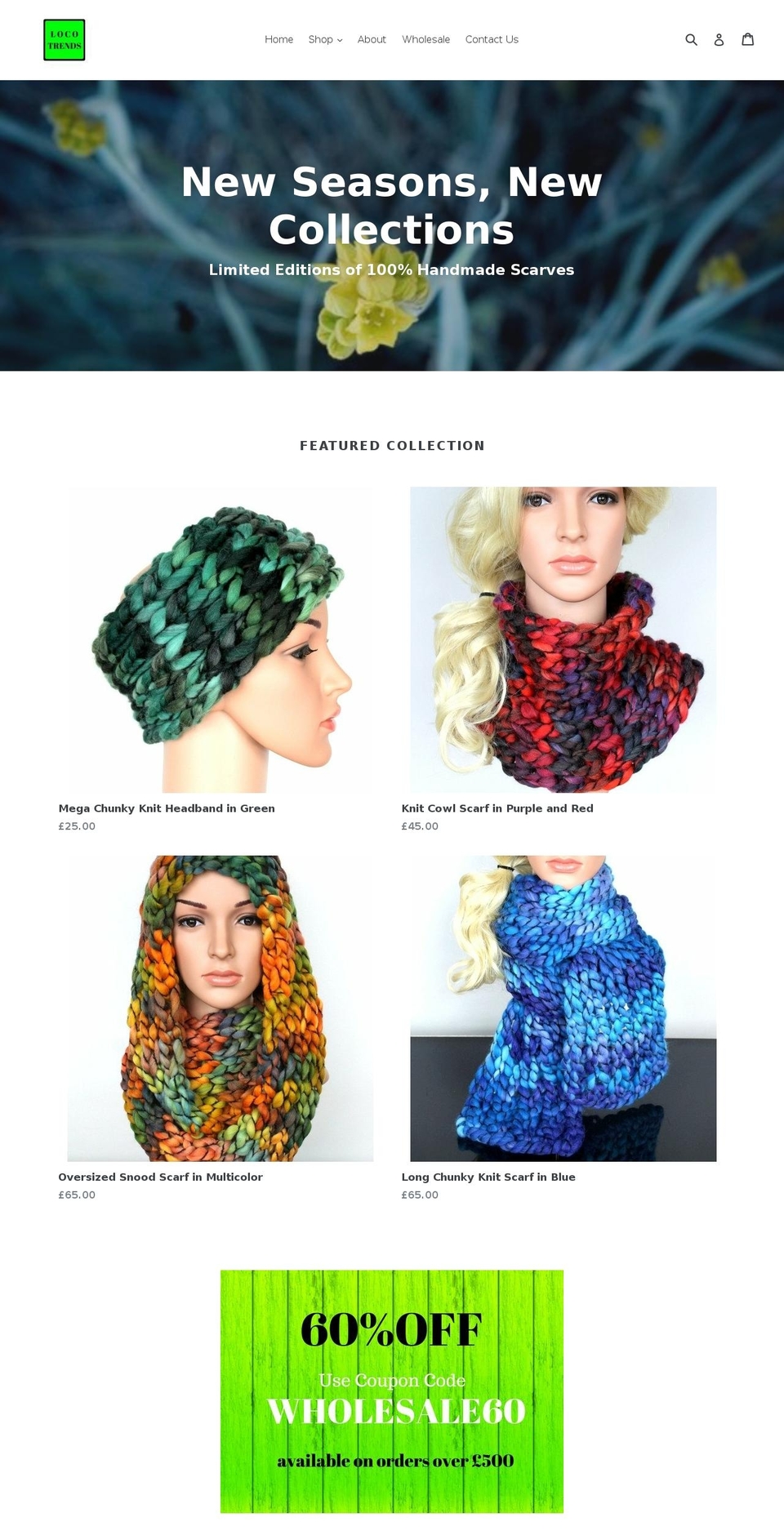 locotrends.com shopify website screenshot