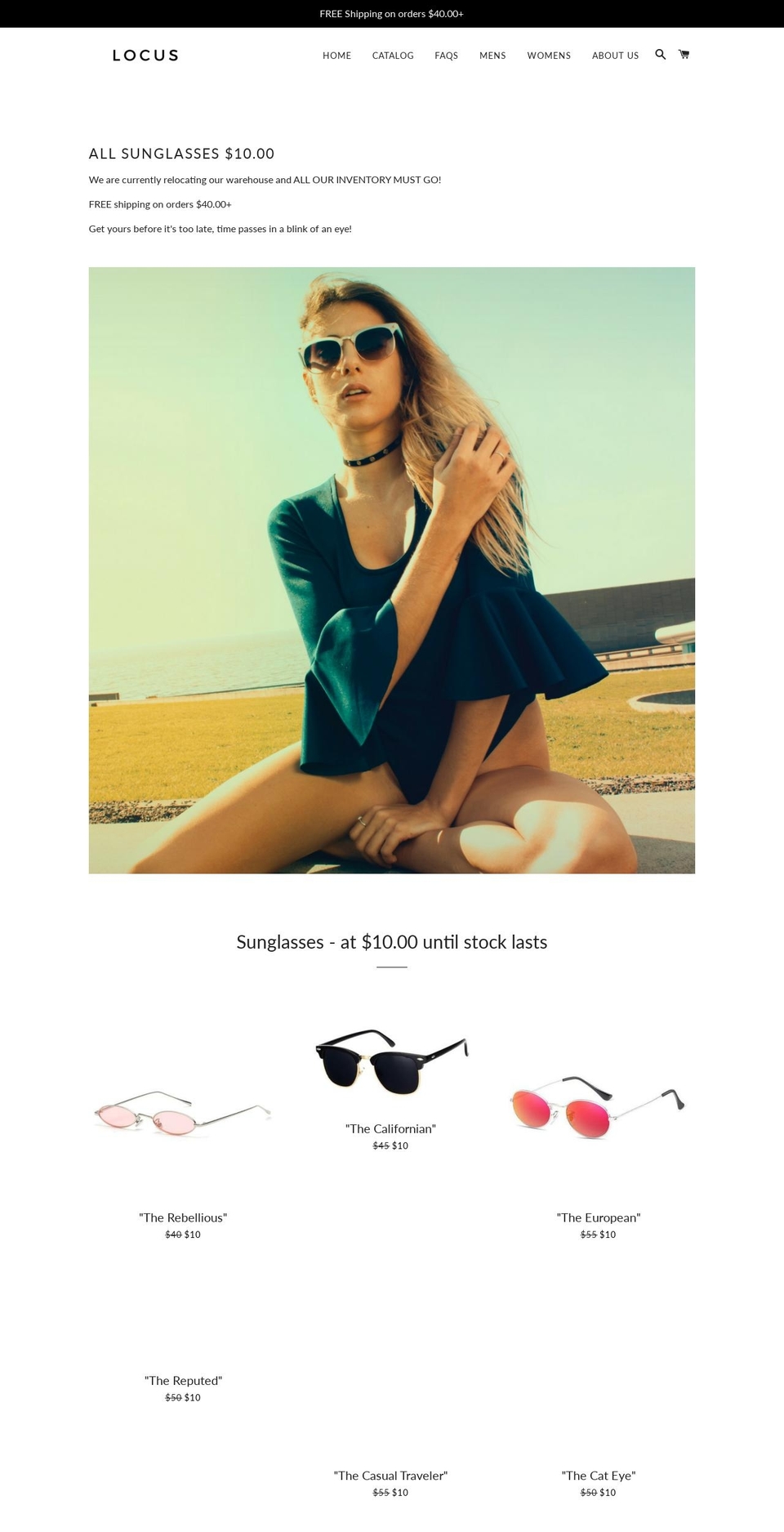 locus-shop.com — Shopify storefront screenshot